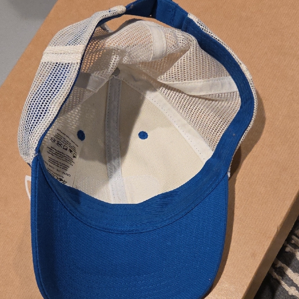 4ocean Blue and Cream Mesh Cap - Picture 2 of 4